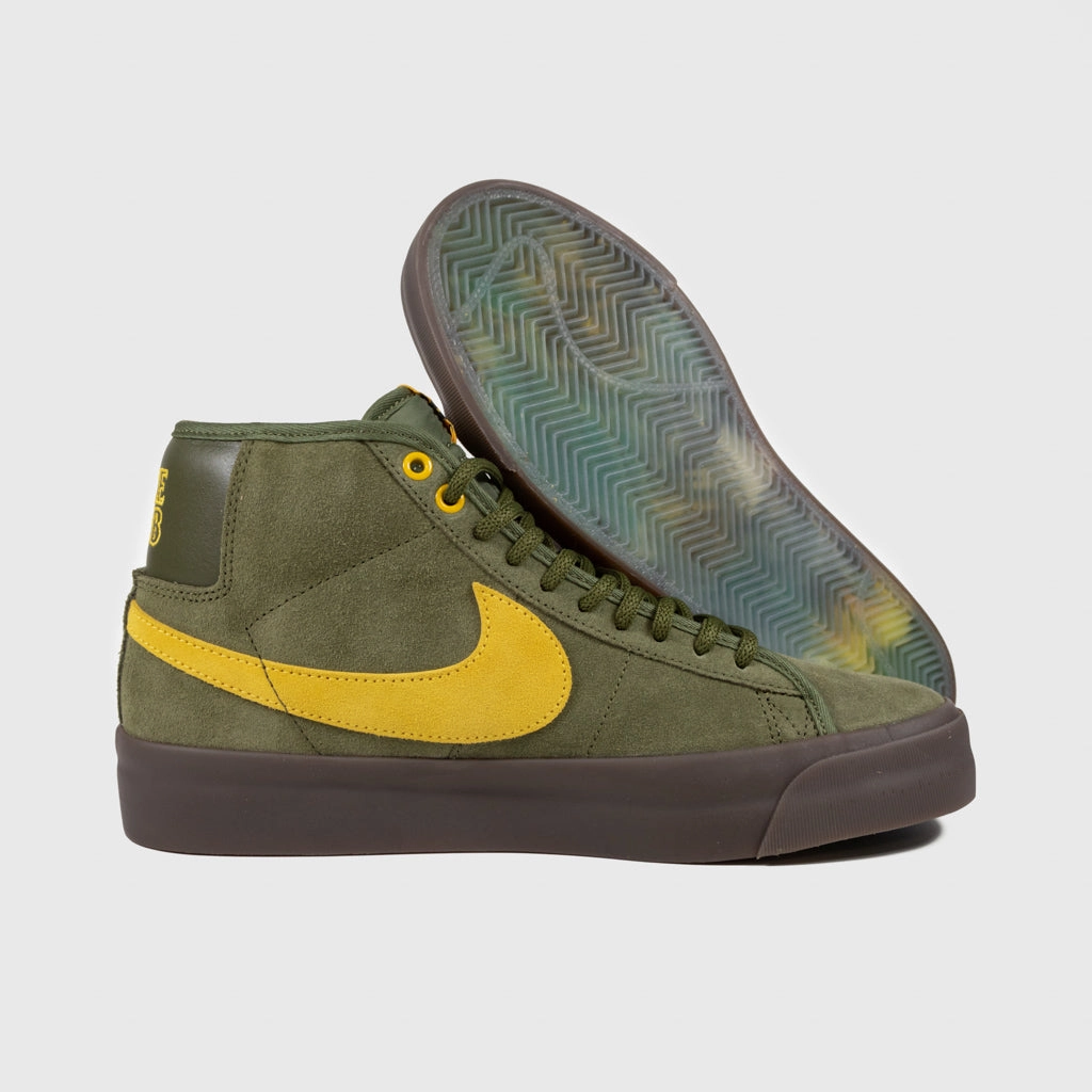 Nike Quest Running Shoes Nike SB - Anti Hero Blazer Mid Shoes - Rough Green / Amarillo - Rough Green
