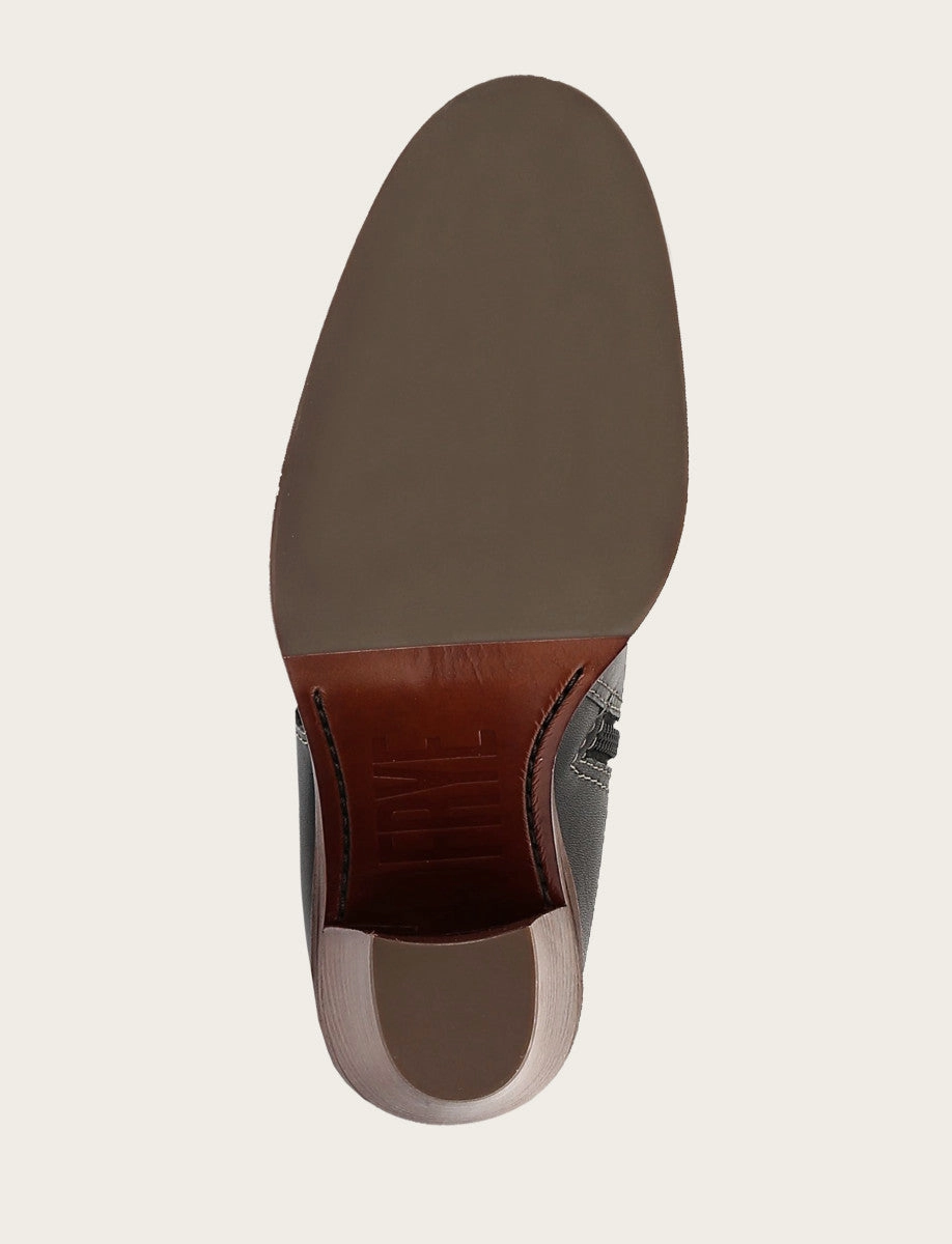 Knee High Leather Riding Boots Corinne Tall Deco Stitch