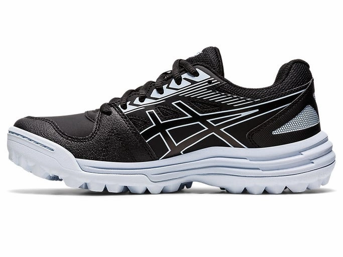Asics 4mm Drop Shoes Asics Womens Gel Lethal Field Turf and Hockey Shoe - Black/Soft Sky