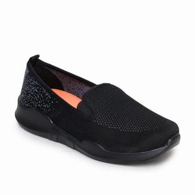 Best Minimalist Shoes For Cross Training Force 10 Women's Black Sporty Casual Non Lacing (AVILA-06)