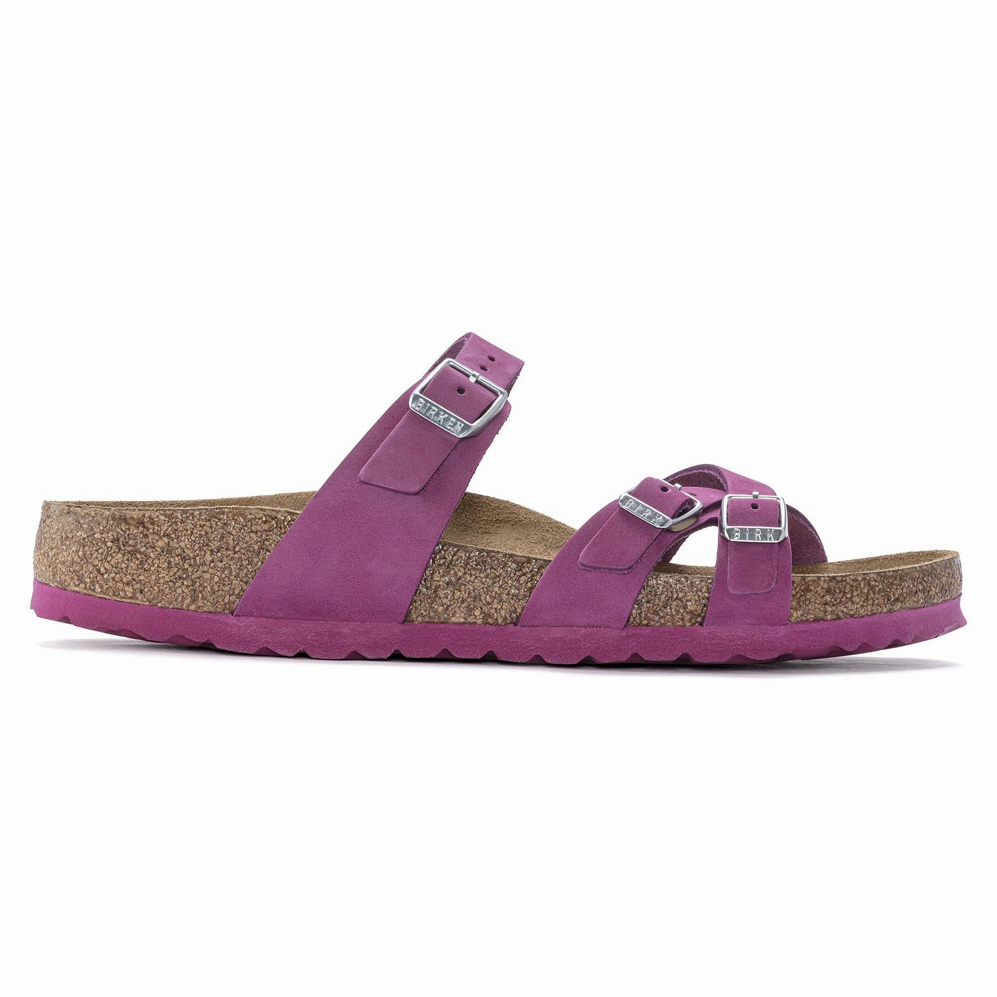 Franca Nubuck Leather Big Buckle Sandcastle
