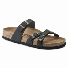 Honolulu Hawaii Franca Oiled Leather Black