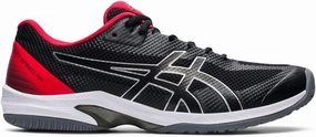 ASICS Men's Court Speed FlyteFoam Tennis Shoes, 12, Black/Black Asics Running Shoes Gel Excite 9