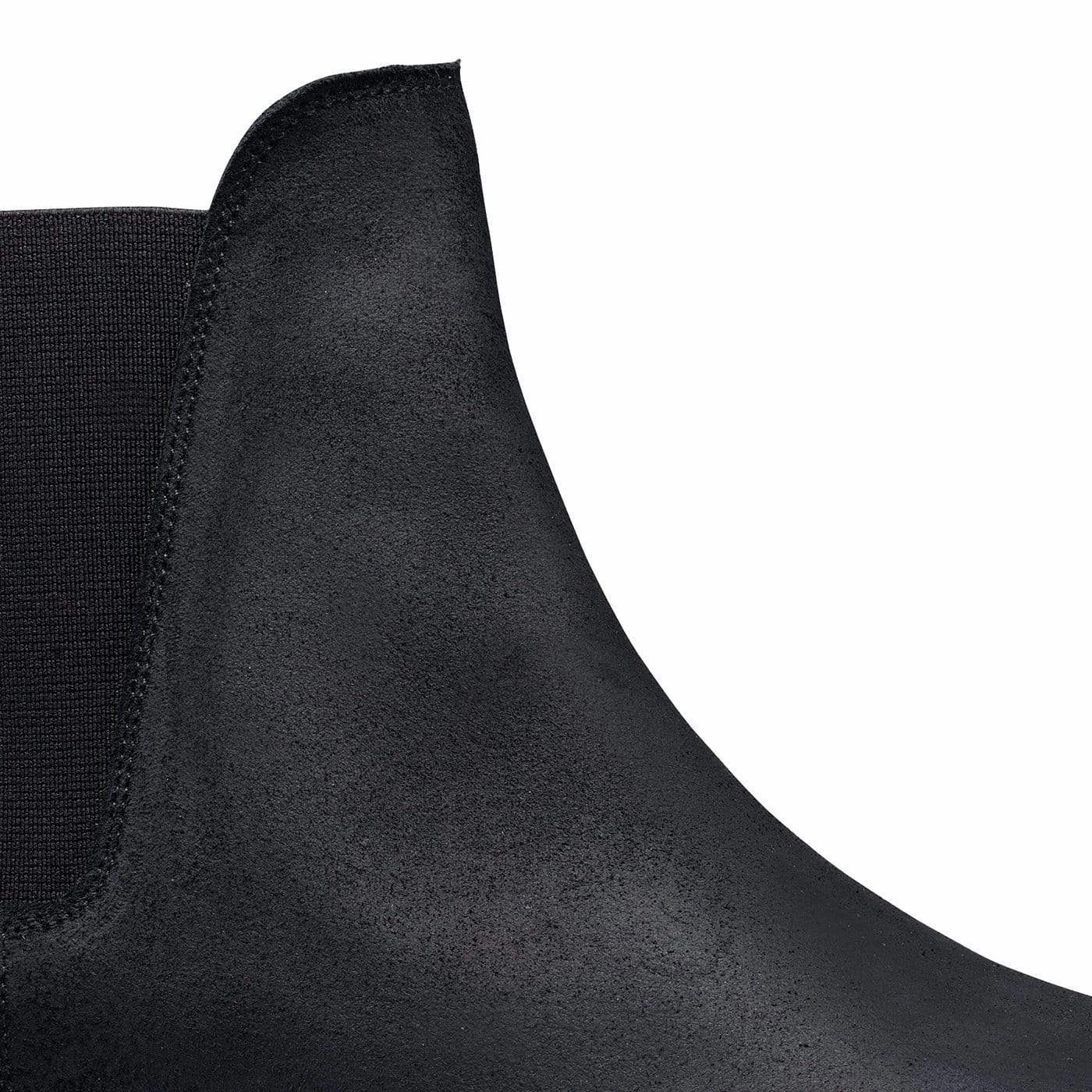 Best Looking Chelsea Boots Rachel Black Rough-Out Suede