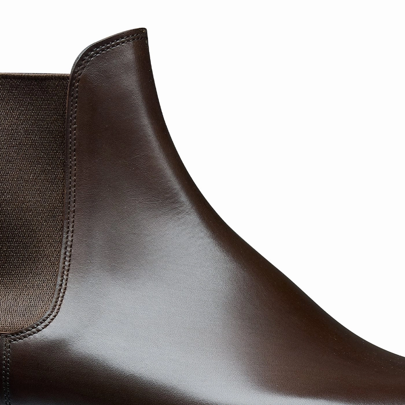 Margie Dark Brown Wax Calf Chelsea Boots For Work