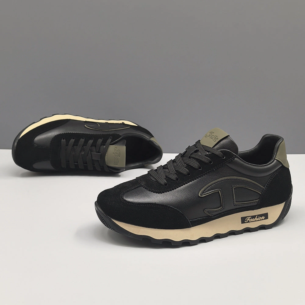 Light Brogues Men Stylish Fashion Soft Leather Casual Sneakers