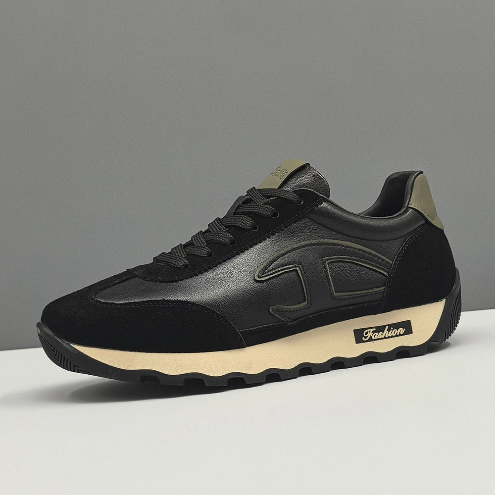 Men Stylish Fashion Soft Leather Casual Sneakers Affleck Brogue Boot