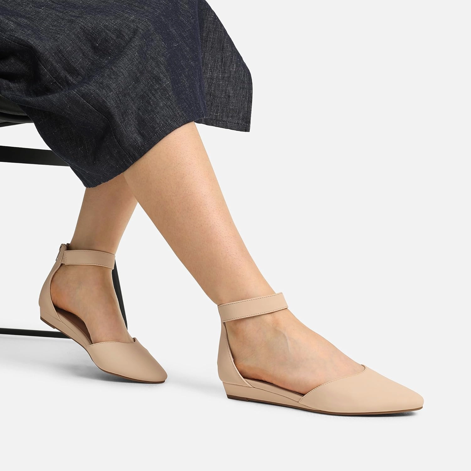 Asics Mountain Running Shoes DREAM PAIRS Women's Low Wedge Ankle Strap Dress Flats Shoes