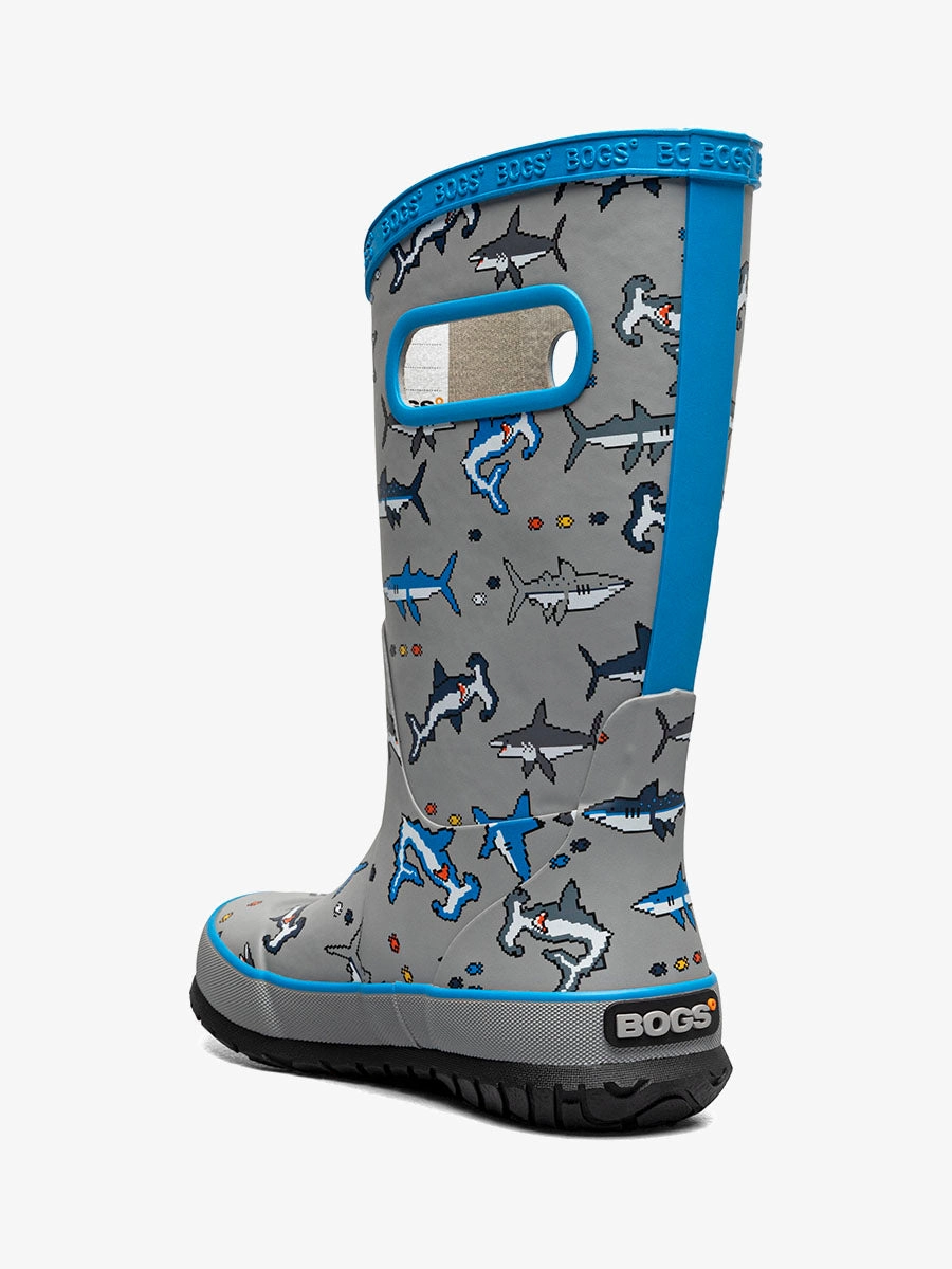 Rain Boots Size 13 Kids' Rainboot Pixel Shark