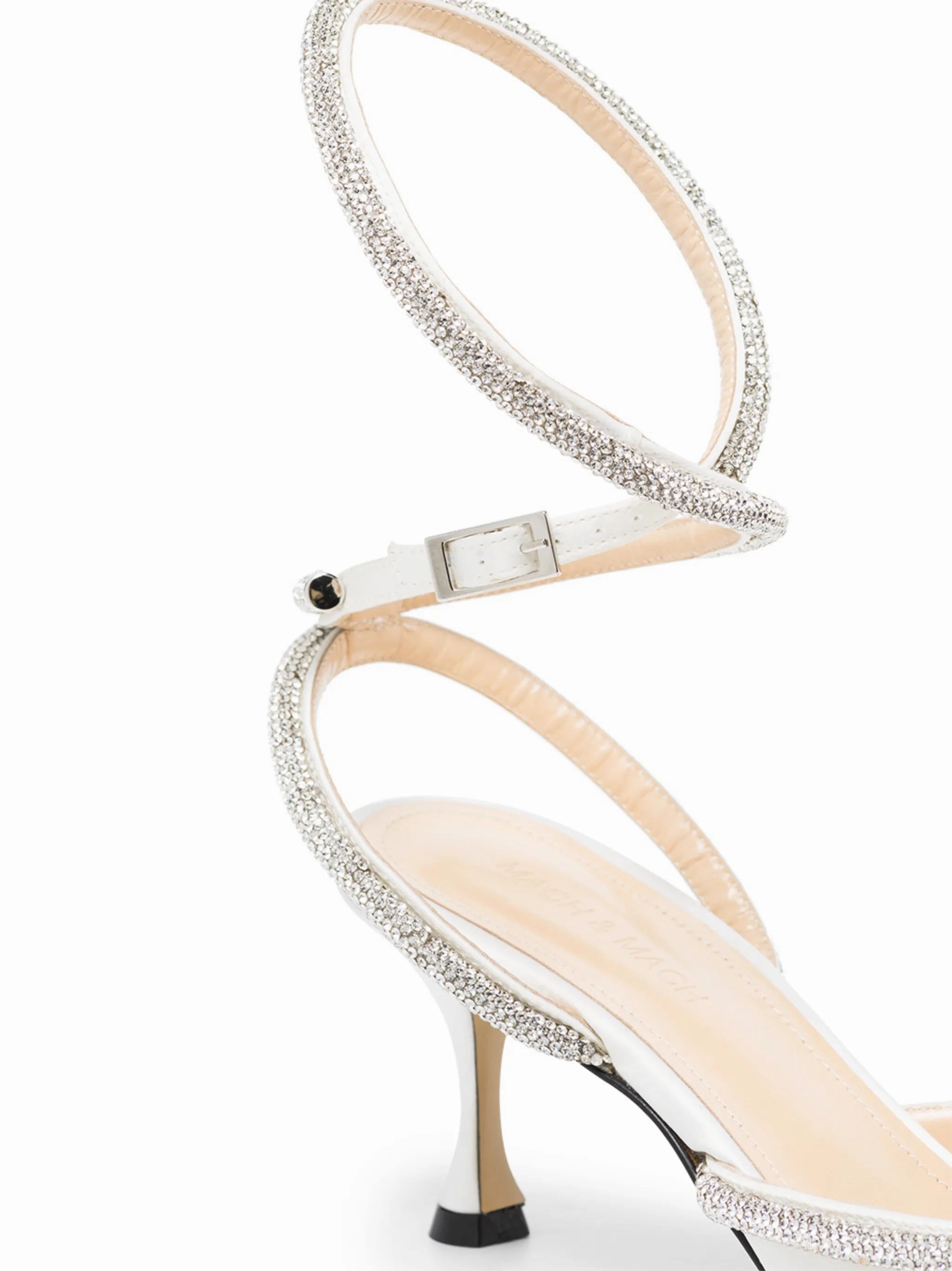 Ankle Boots Square Toe Double Bow 65mm leather pumps