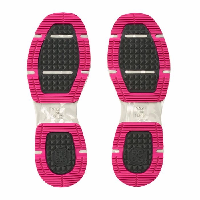 Malbon Golf G/FORE Men's G/Drive Disc MD Spikeless Golf Shoes - Snow