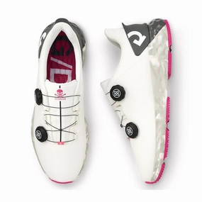 G/FORE Men's G/Drive Disc MD Spikeless Golf Shoes - Snow Duca Golf Shoes