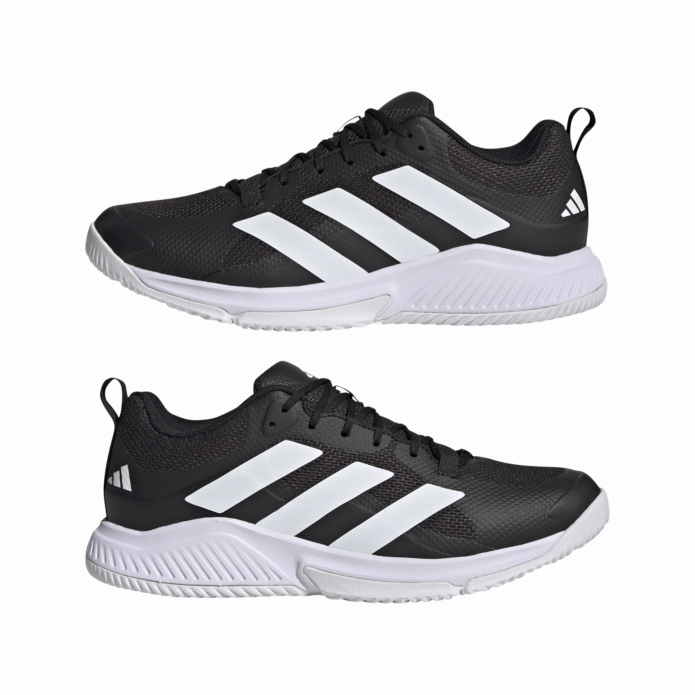 Adidas Mens Court Team Bounce 2.0 - Black/White Best.volleyball Shoes