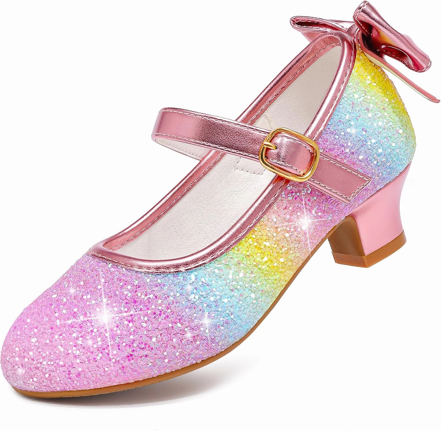 Asics Running Shoes Size 5.5 Dufannie Girls Dress Shoes Low Heel Princess Flats Mary Jane Flower Wedding Party Glitter Shoes for Kids Toddler