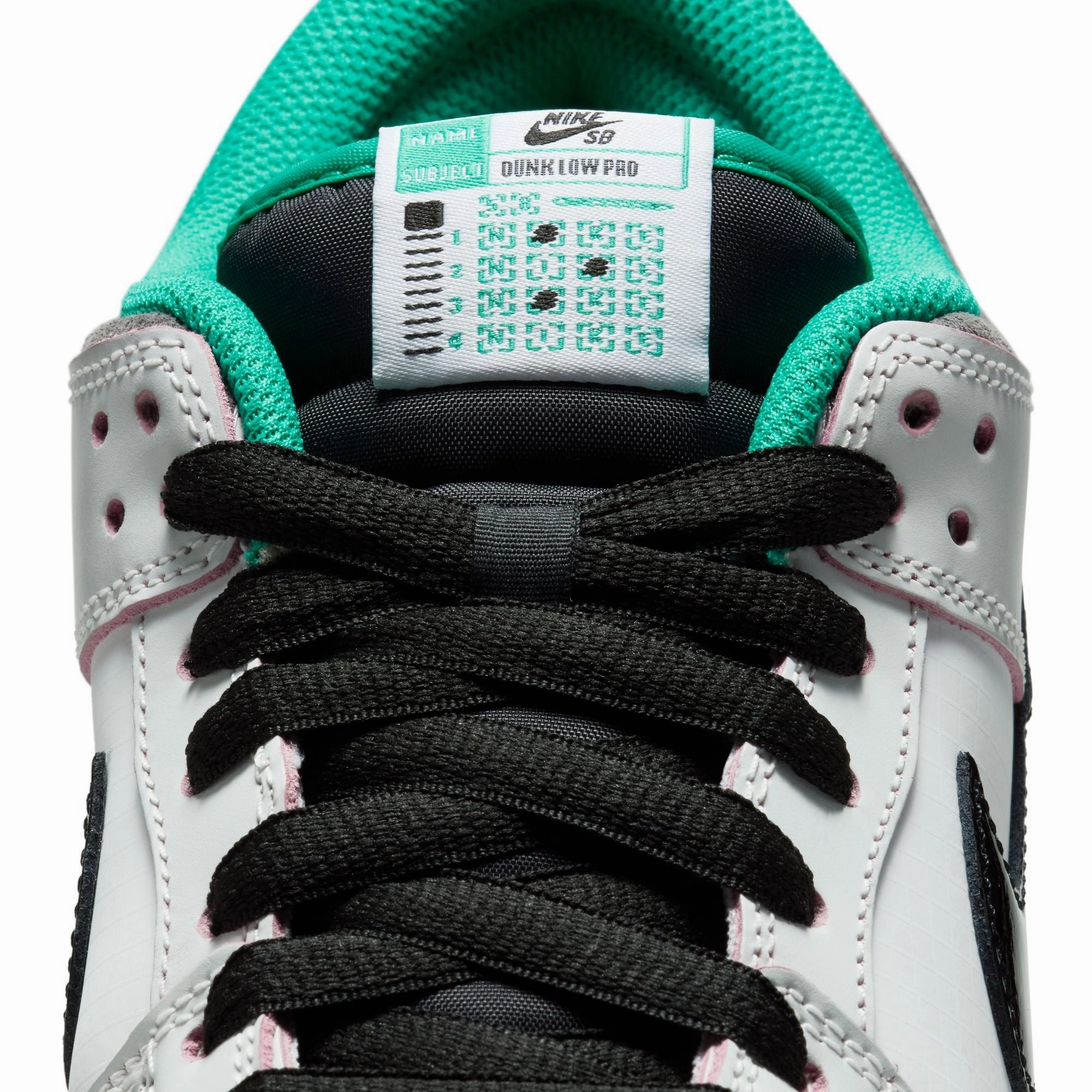 Nike SB Dunk Low Pro QS-CSEF-White Clear Emerald Nike Waffle Debut Running Shoes