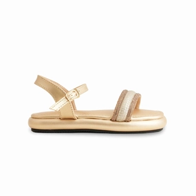 Girls Golden Fancy Sandal KD4806 Cheap Sandals