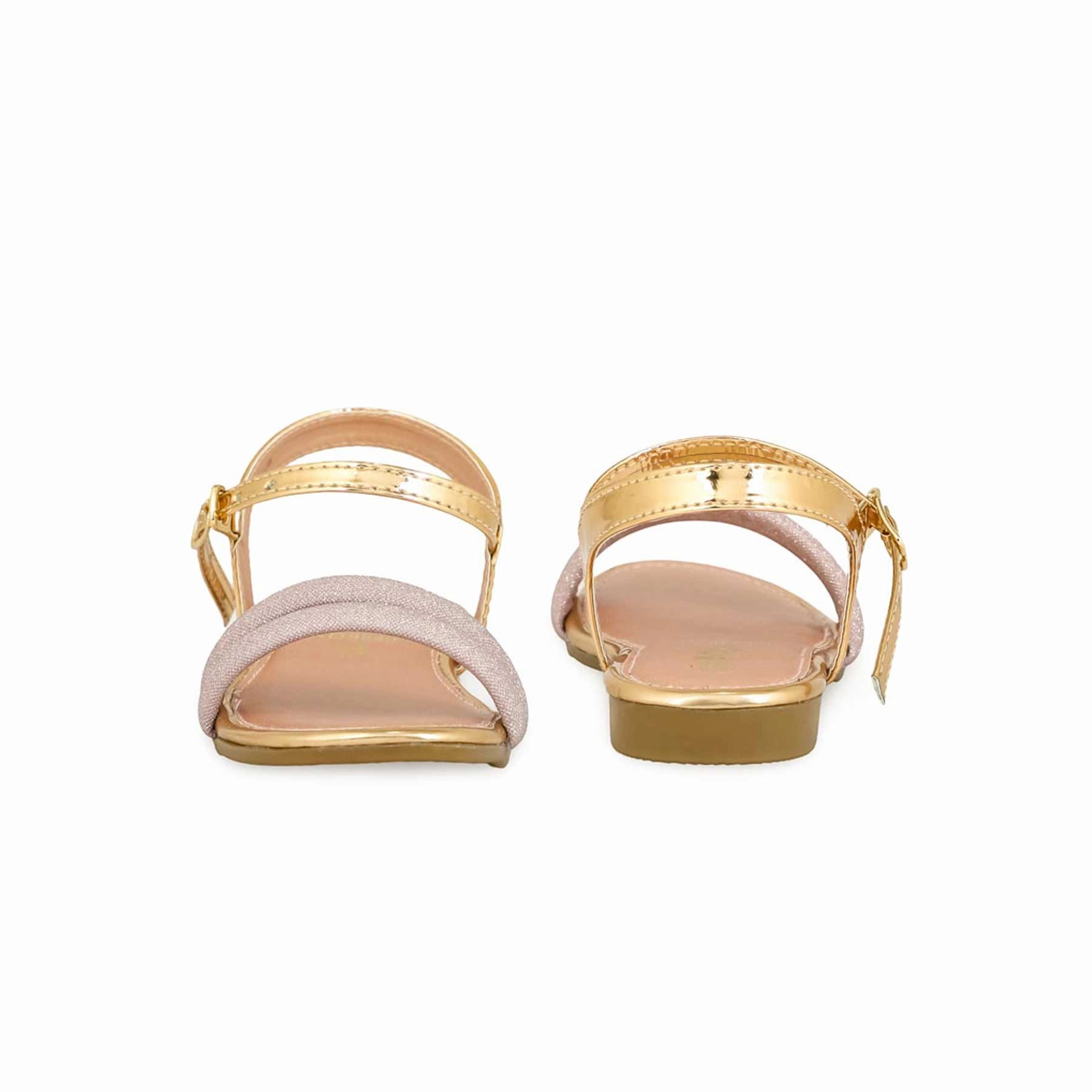 Vintage Sandals Girls Peach Fancy Sandal KD9849