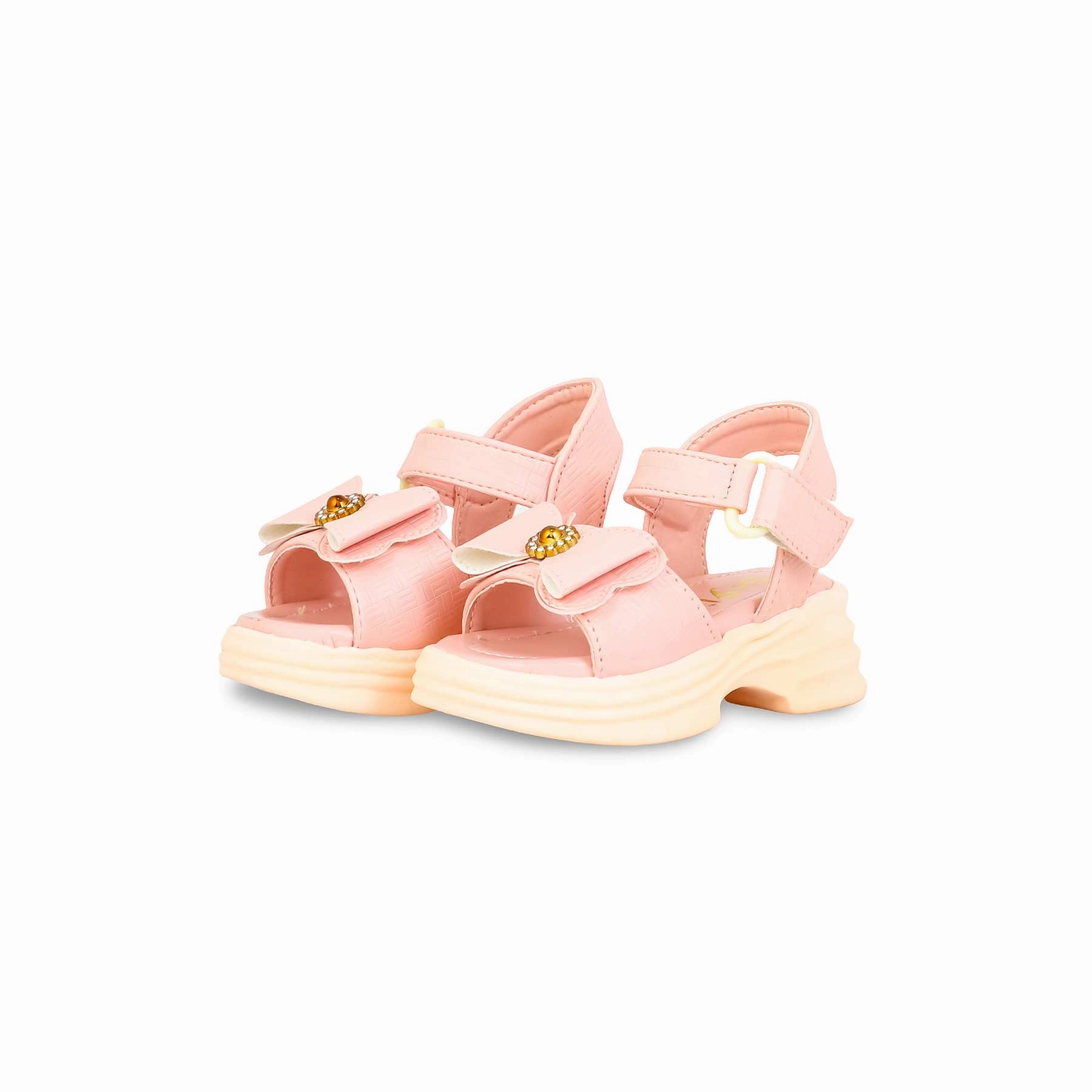 Girls Pink Formal Sandal KD4869