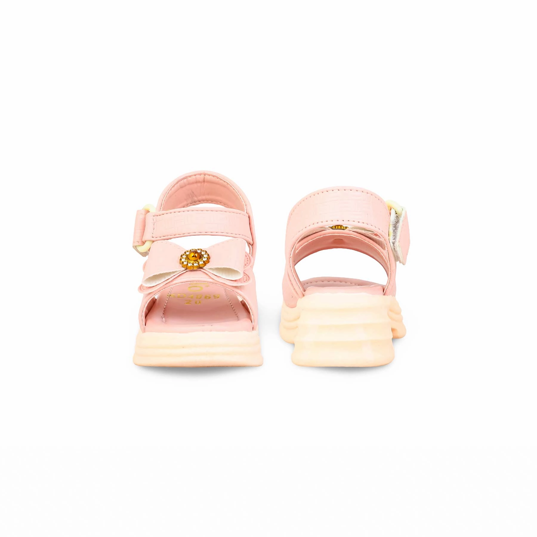 Girls Pink Formal Sandal KD4869