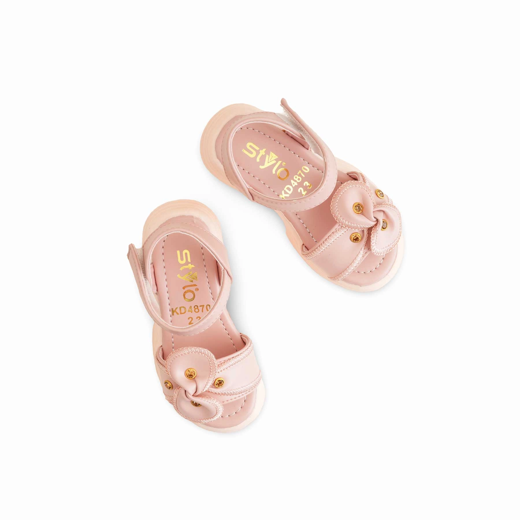 Girls Pink Formal Sandal KD4870