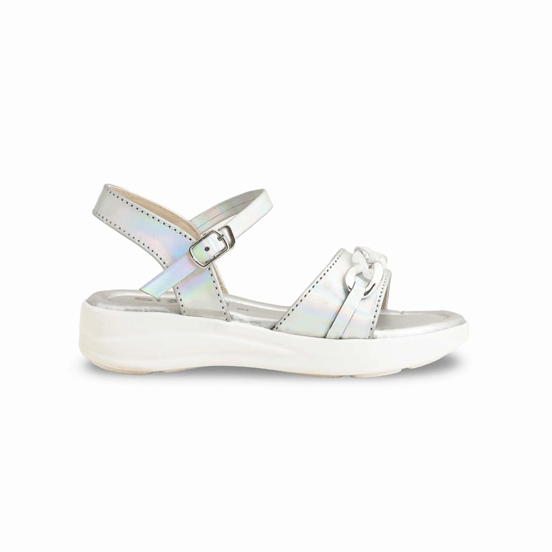 Girls Silver Formal Sandal KD9867