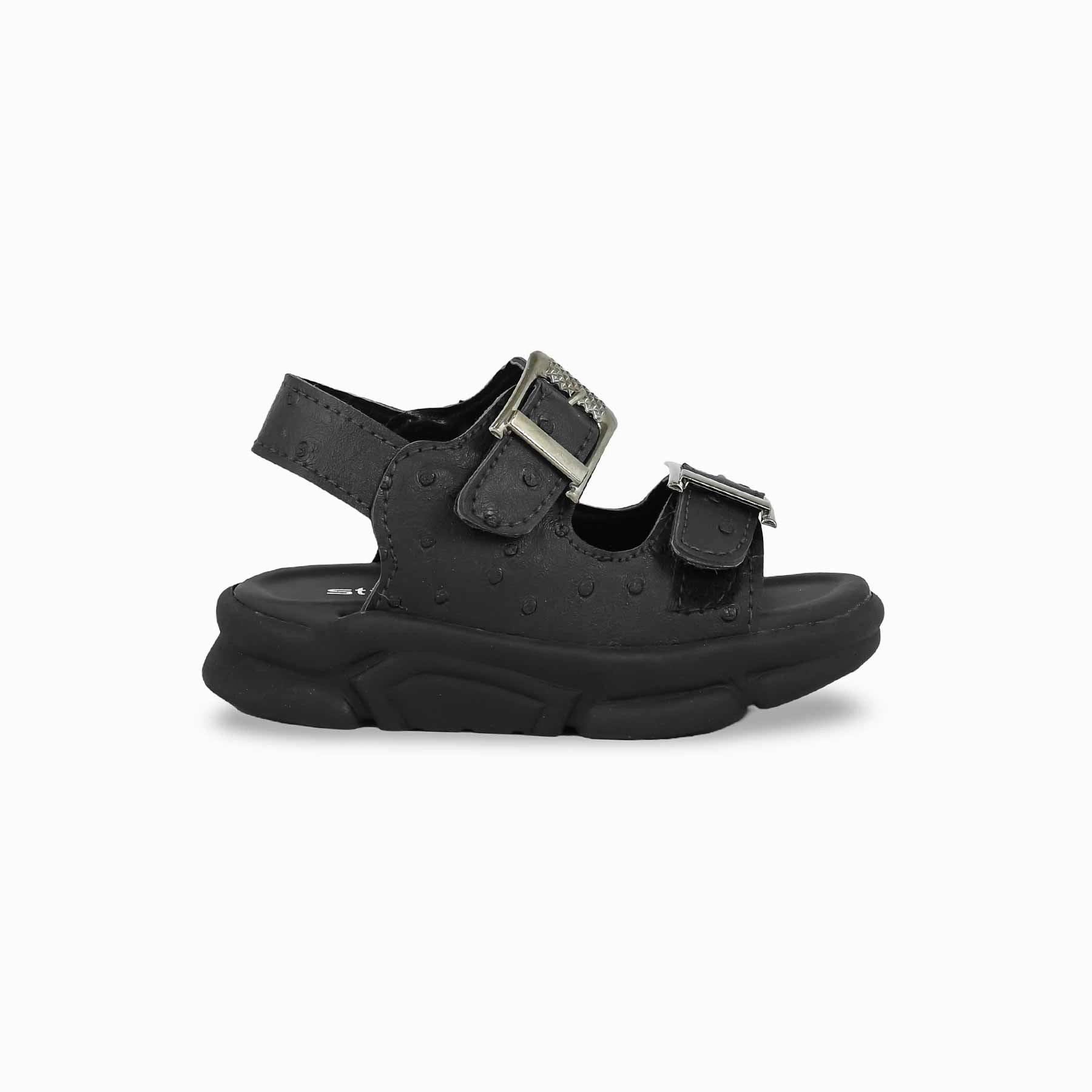 Good Travel Sandals Boys Black Formal Sandal KD4719