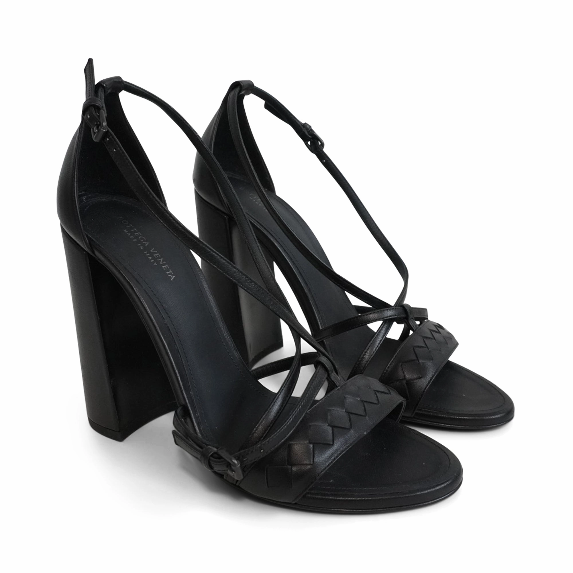 Wearing Ankle Boots With Skinny Jeans Bottega Veneta Block Heel Sandals - Women's 38