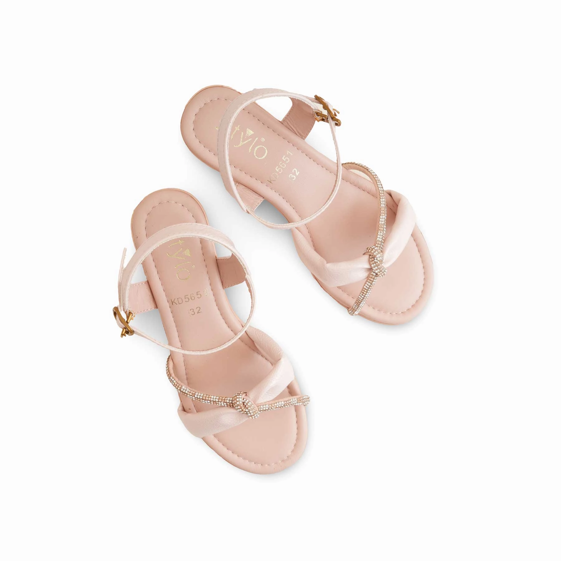 Girls Pink Formal Sandal KD5651 Sandals Hotel Negril