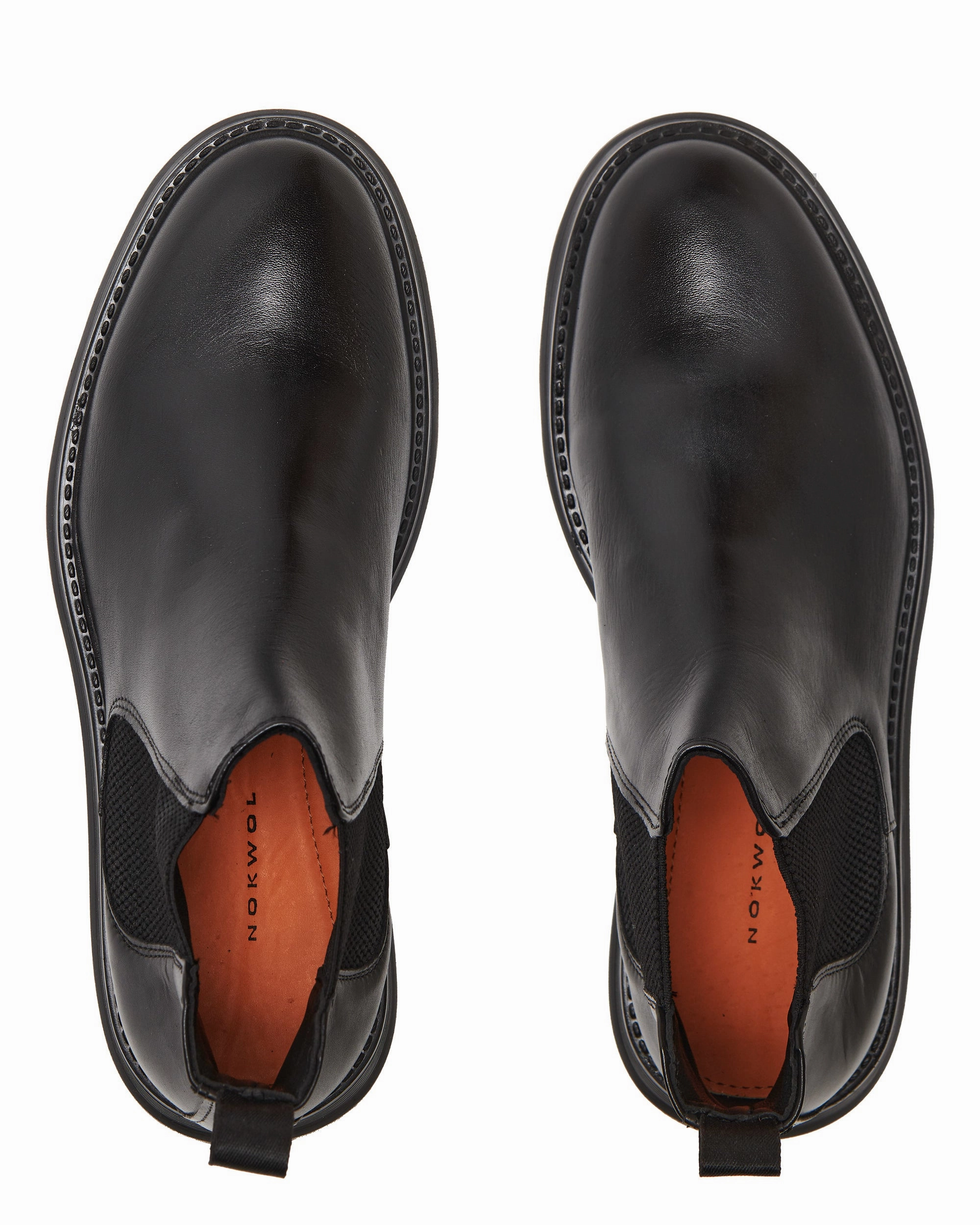 Harry Black Leather Hey Dude Work Boots