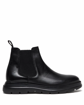 Hunter Rain Boots Harry Black Leather