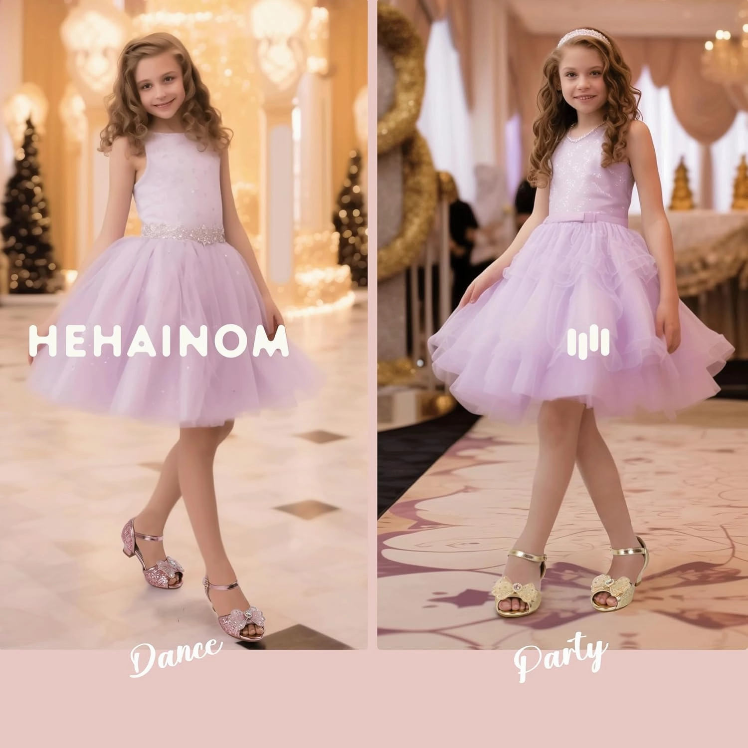 Hehainom Toddler Dress Shoes Little Girls Heels Flower Girl Sandals Open Toe Big Kid Wedding Party Shoes Asics Gel Pulse 15 Running Shoes Reviews