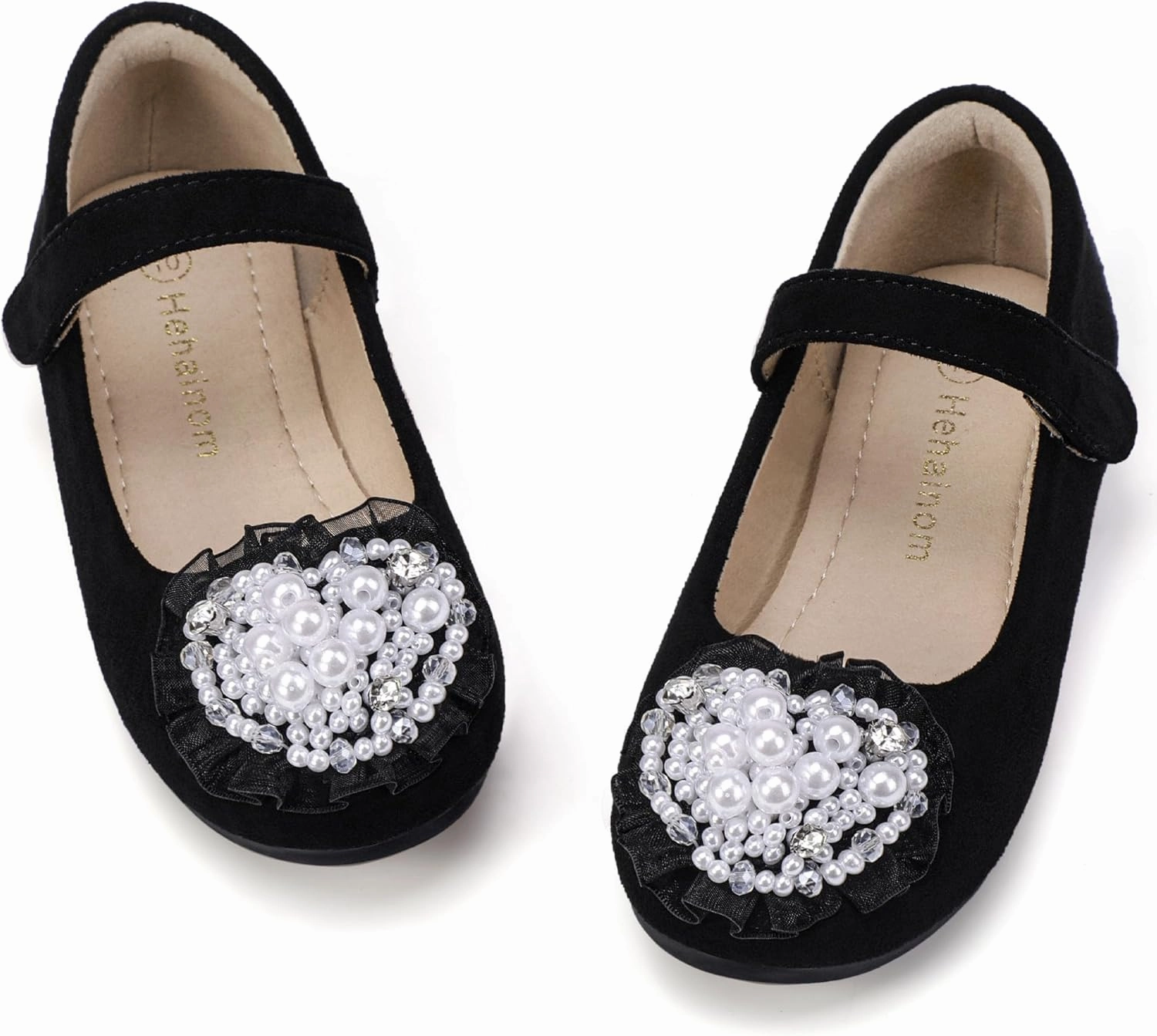 Asics Shoes High Arch Support Hehainom Toddler Flower Girl Dress Shoes Rhinstones Pearls Mary Jane Ballet Flats Wedding Party Toddler Little Kid Princess Shoes