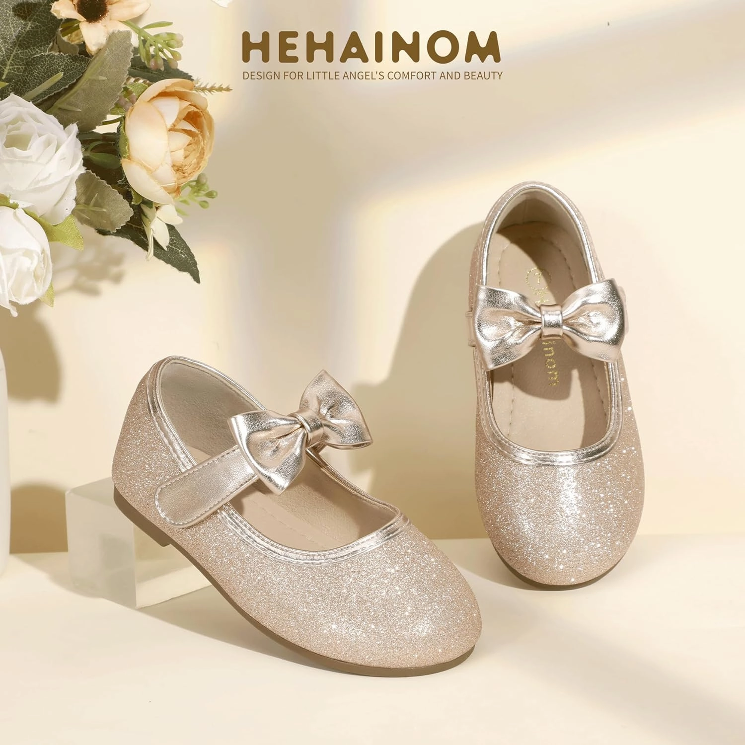 Asics Supination Walking Shoes Hehainom Toddler Girls Dress Shoes Little Kids Flower Girl Sparkle Bow Ballet Flats School Wedding Party Shoes