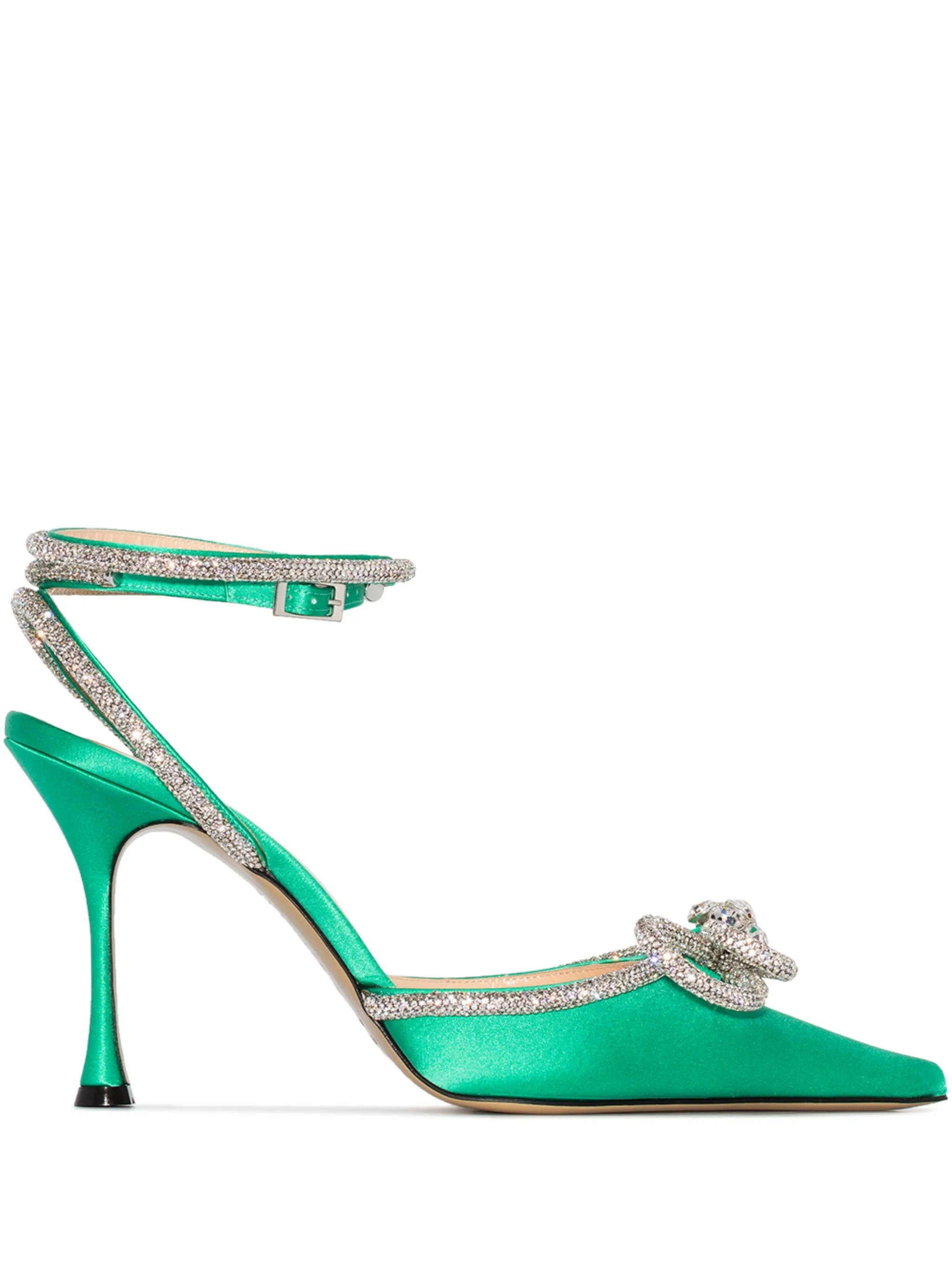 Caverly Kylie Western Ankle Boots Double Bow 100mm pumps