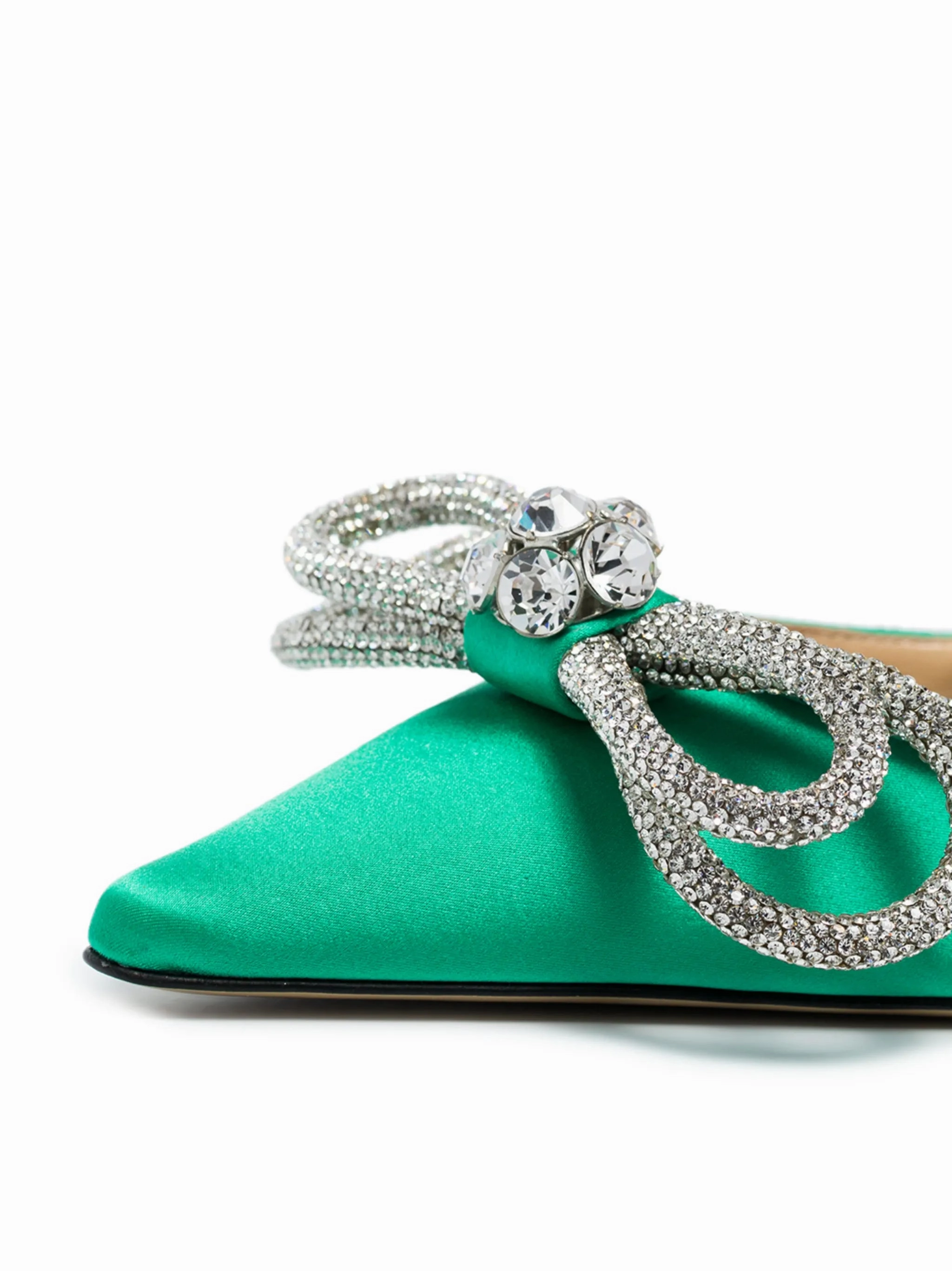 Casual Dress Ankle Boots Double Bow 100mm pumps