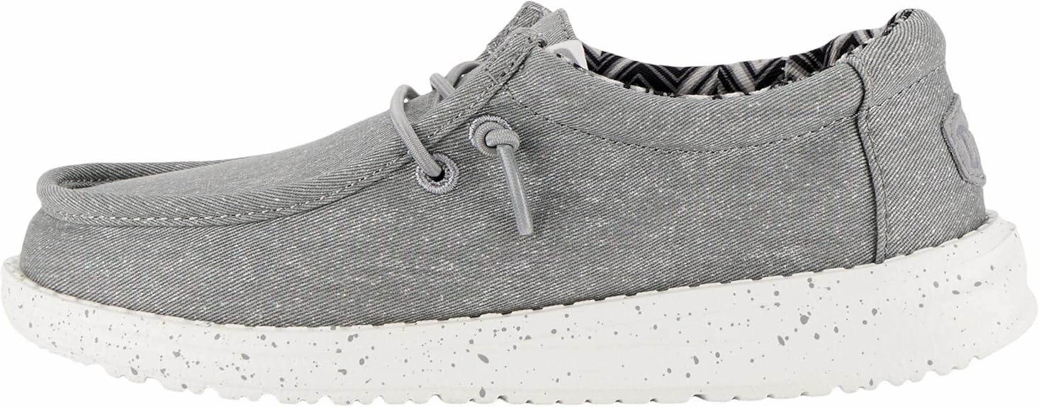 Hey Dude Boy's Wally Canvas Kids Loafer Go Walk Shoes