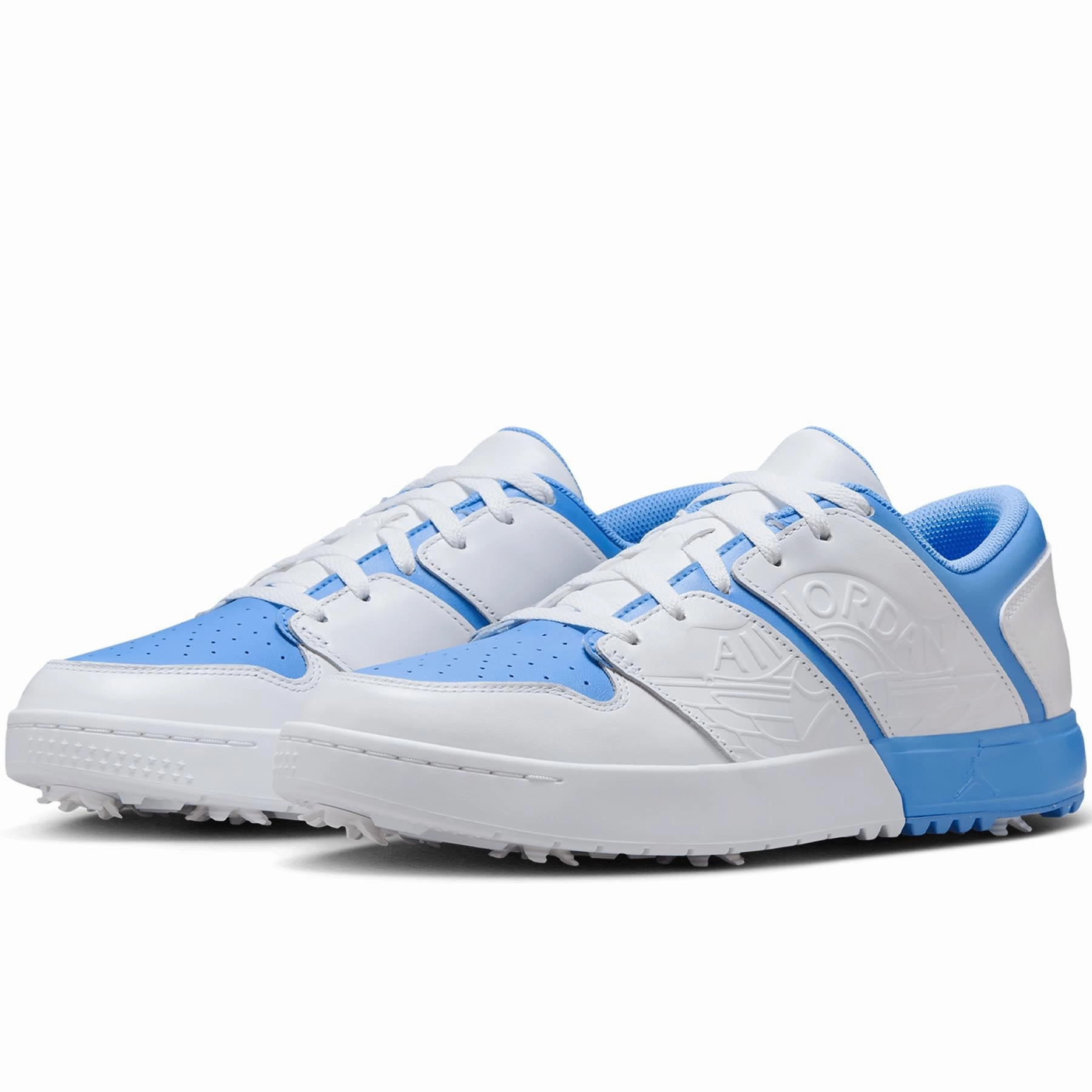 Nike Shoes With Splatter Air Jordan 1 NU Retro Golf Shoes White/University Blue