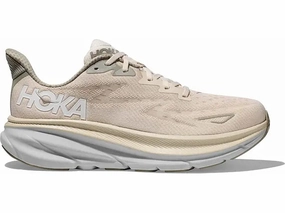 For Walking Most Comfortable Walking Hoka Mens Clifton 9 - Oat Milk/Barley (1127895-OKB)