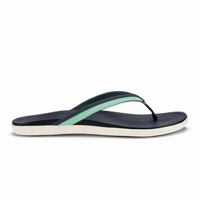 Hoopio Malua  -  Trench Blue / Paradise Water Proof Flip Flops