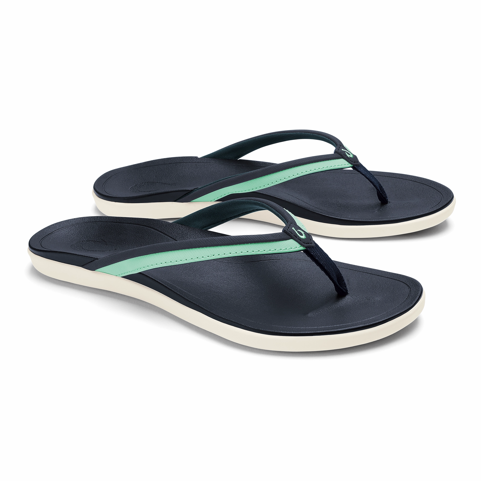 Platform Flip Flops Hoopio Malua  -  Trench Blue / Paradise