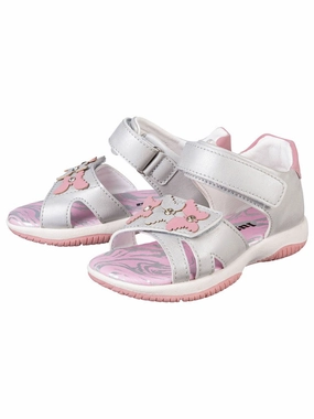 Kids Girl's Textured Sandals,Silver Dti Bunny Slippers Code