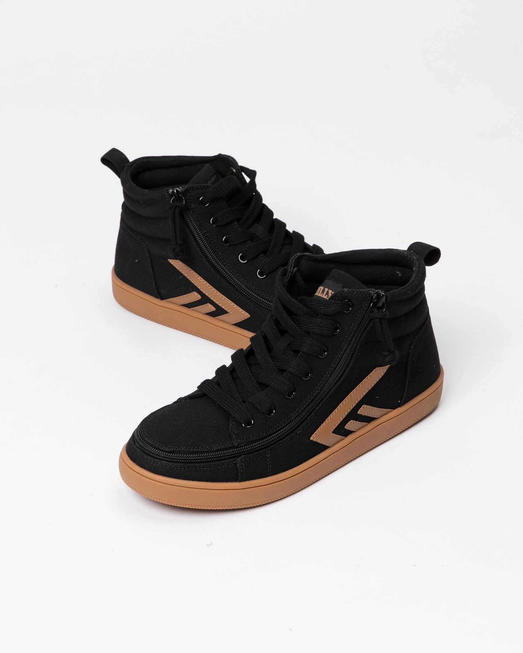 CS High Top (Men) - Black Gum Vulcanized Vs Cupsole Skate Shoes