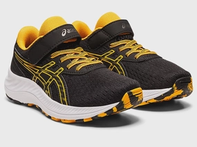 Asic Shoe Asics Kid's Pre Excite 9 PS - Black/Amber