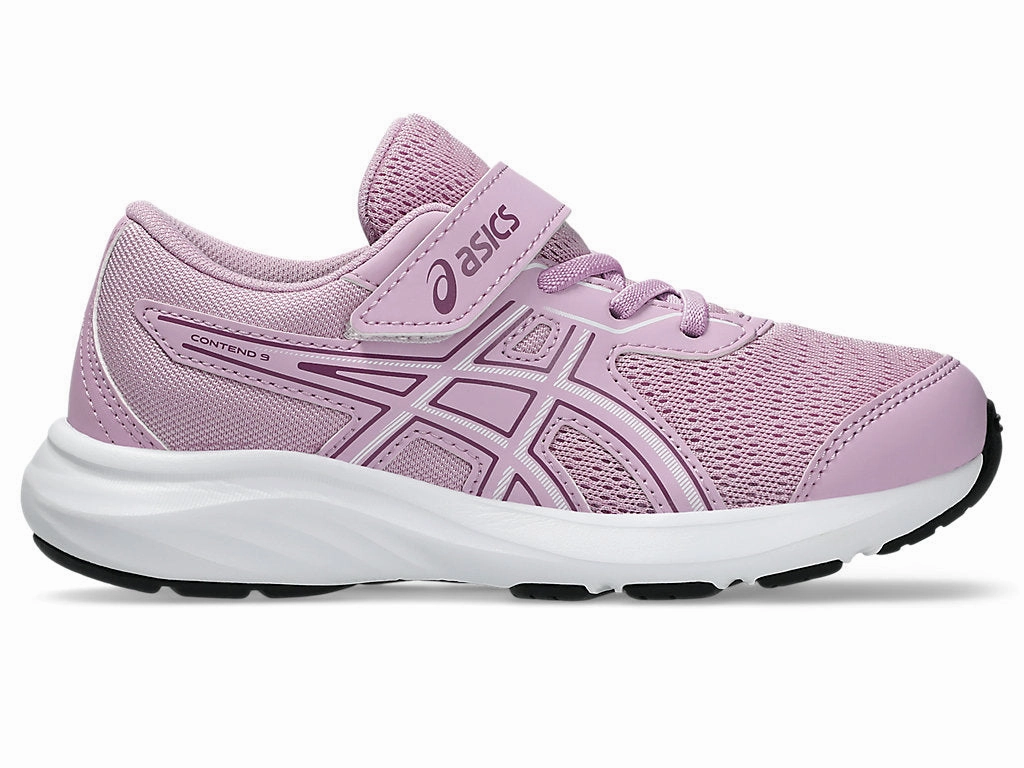 Best Shoes For Daily Running Asics Kids Gel Contend 9 Hook N' Loop Light Ube/White Running Shoes