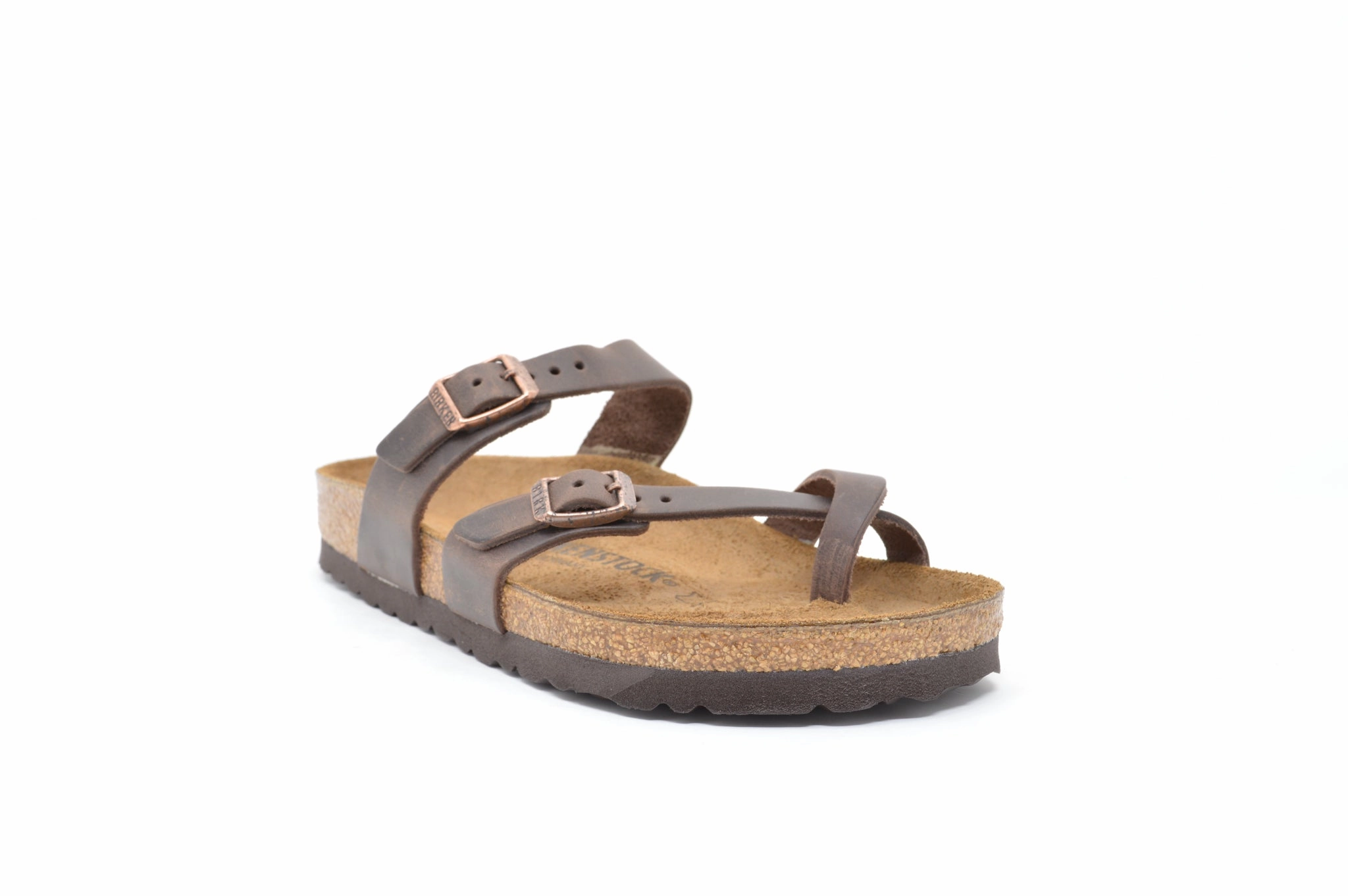 BIRKENSTOCK Mayari Oiled Leather Green Clogs