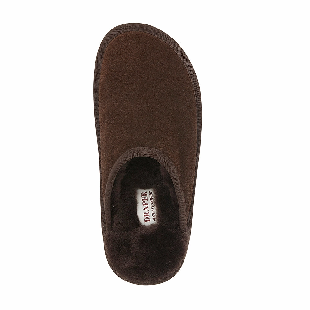 DANIEL Mens Sheepskin Mule Slippers Cheese Slippers