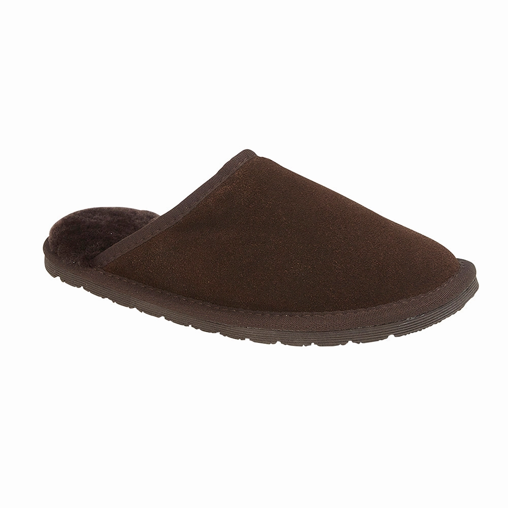 Summer Home Slippers DANIEL Mens Sheepskin Mule Slippers