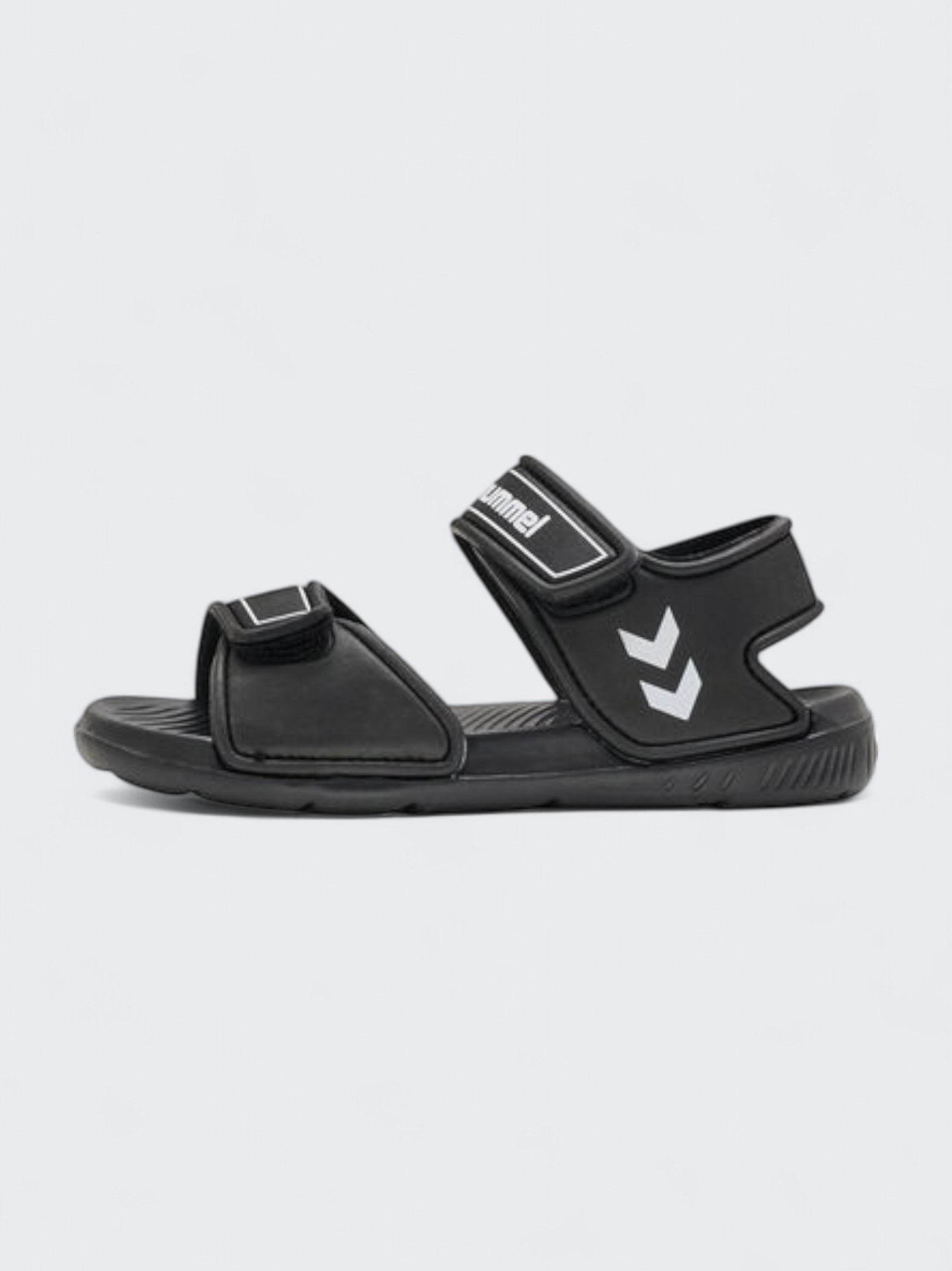 Kid's Boy's Printed Sandals,Black Rockstud Flat Sandals
