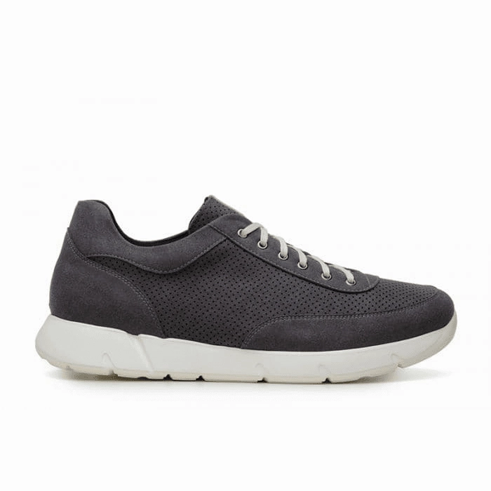 'Danny' Men's Vegan Sneaker by Ahimsa - Dark Grey Davie Oxfords