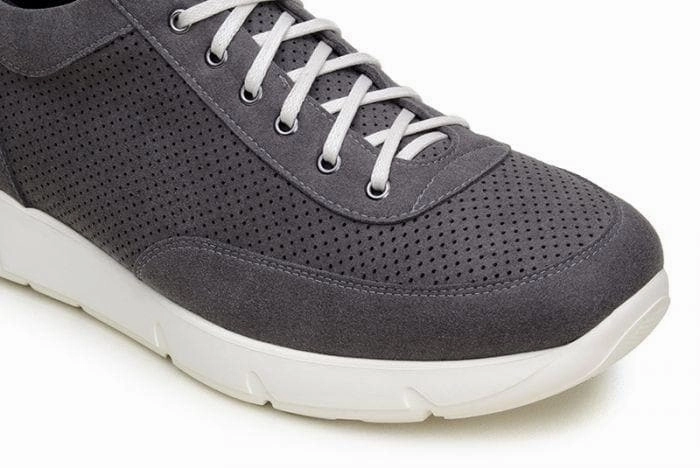 'Danny' Men's Vegan Sneaker by Ahimsa - Dark Grey Barefoot Oxfords